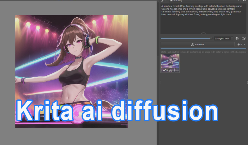 Cara instal krita Ai diffusion 